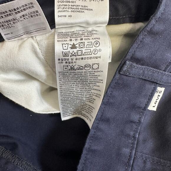 Levi's Carrier Cargo Shorts Men's 40 Navy Blue Utility Outdoor Bermuda S40196 - Picture 9 of 9